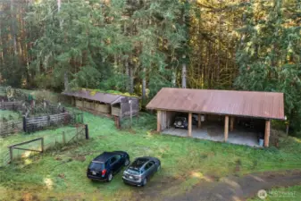 Log carport
