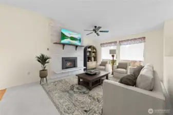 Another nice view to show you how nice this space is~