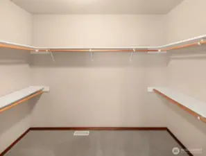 Primary Suite Walk In Closet