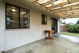 covered outside patio