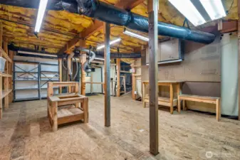 Roughed in basement.  Use your imagination! with lots more storage potential.