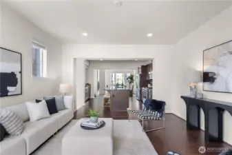 Wonderful flow for both entertaining everyday living.