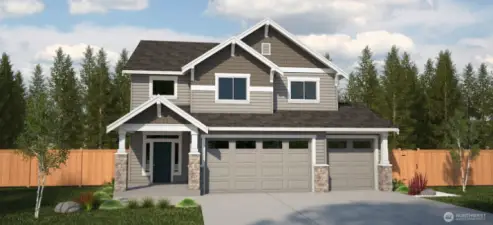 Photos of a previously built Rainier plan. SOme upgrades may appear that are no longer available.