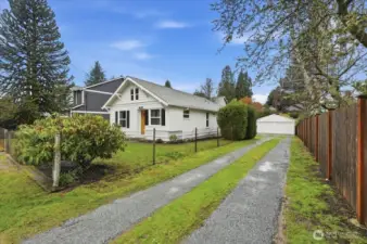No need for friends to park on the street. Plenty of off street parking.