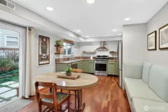 Kitchen with eating space