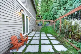 Fully fenced yard