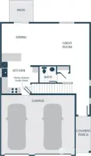 Photographs are for illustrative purposes only. Features, finishes, interior/exterior colors, landscaping and floorplan shown may vary from actual homes built