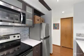 Updated kitchen with stainless appliances