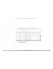 Front door entry and garage. conceptual plans.