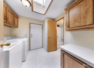 Laundry Room & Side Door Entrance