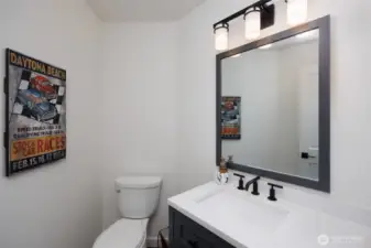 Main floor powder room.