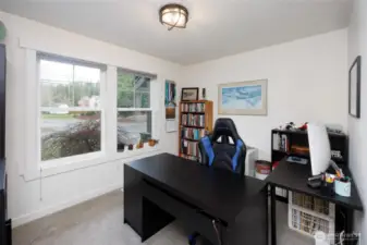 Main floor den is perfect for working from home.