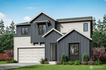 Exterior Rendering of Homesite 56.