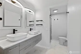 Primary bathroom remodeled in 2022