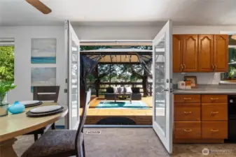 French Doors to Deck