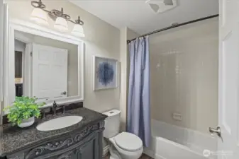 Upstairs guest bathroom