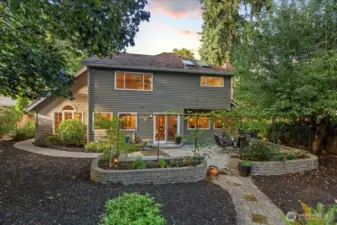 You will love this peaceful and low maintenance backyard.