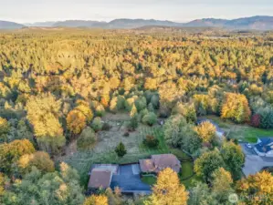 Fenced pasture and livestock pen for animals or hobby farming.