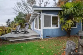 Large back deck to enjoy the incredible view.
