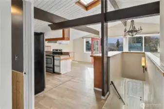 Southern exposure brings in lots of natural light.