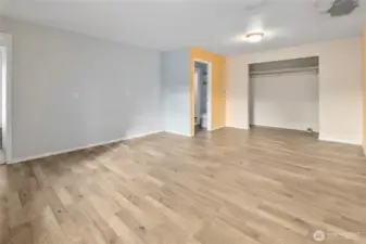 Second bedroom located on the lower floor.