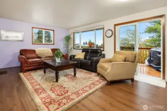 Newer double-pane windows and slider throughout the house.