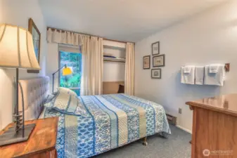 This bedroom has it's own washing basin for privacy.