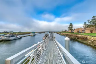 The dock at Brandt's Landing is available for guests to rent during their stay. Perfect for marketing to vacationing boaters.