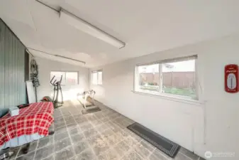 Extra utility - workout / Family Room