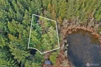 Large lot and pond