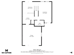 Main level floor plan