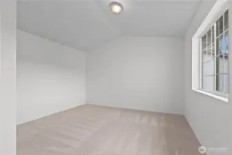 Secondary bedrooms are large