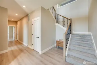 Entryway to stairs