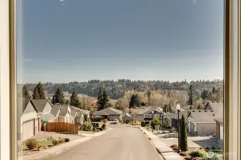 View from main level