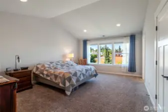 Spacious Primary Suite With Vaulted Ceilings