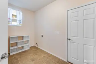 Utility Room off Garage