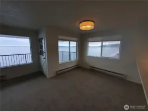 Dining area with Space Needle view!