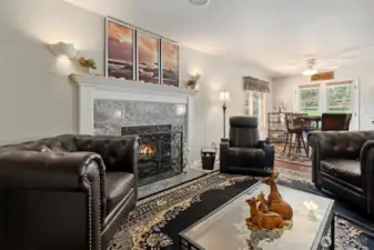 Family Room just off the kitchen.