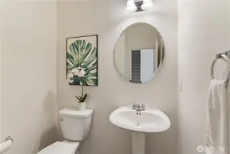 Bathroom on the main floor.