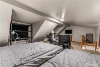 Additional sleeping in the left, which has openable windows for cross ventilation.