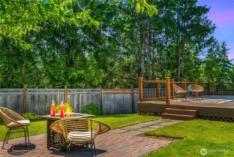 Lots of entertaining spaces to enjoy.
