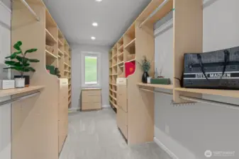 This closet will be the envy of all your friends. Custom Closets will delight and amaze. See your wardrobe in a whole new light.