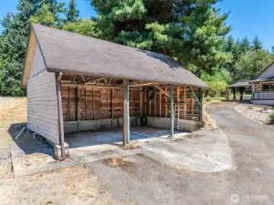 Open Front Garage
