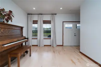 Dining room off entrance. Maple floors were just refinished and turned out beautiful!