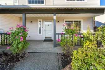 Covered front porch