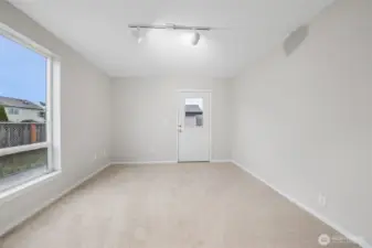 2nd room of the two room addition with exterior door