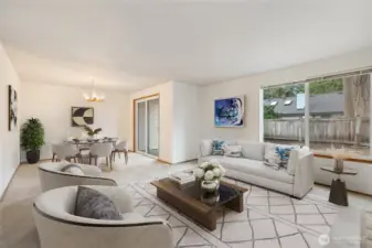 Enjoy this virtually staged complete living area