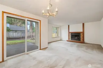 Enjoy your private patio space