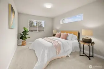 Upper level bedroom #2.