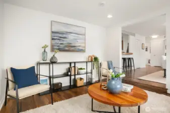 A cozy space to relax or entertain.